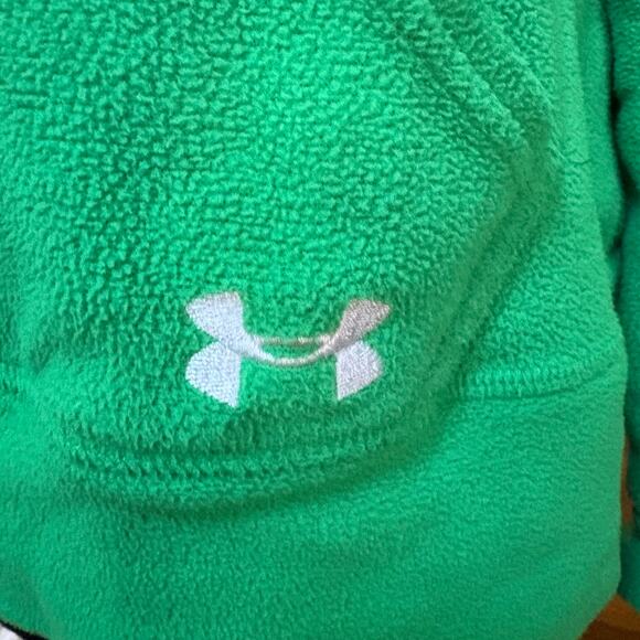Under Armour ColdGear 1/4 Zip Pullover Women’s M Green Pink 1221653 EUC - Picture 5 of 9